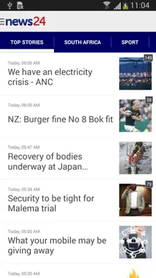 News24 android App screenshot 5